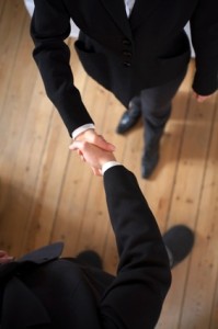 isolated handshake in high resolution